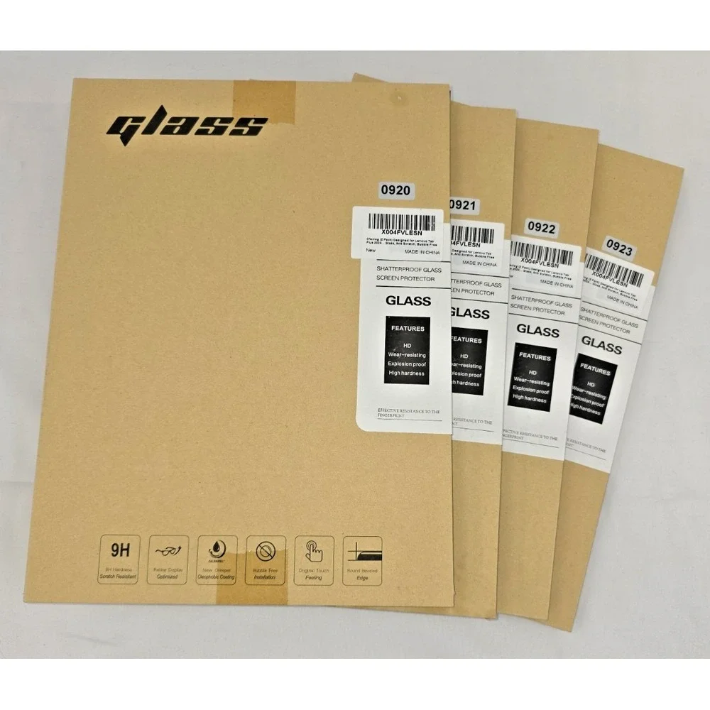 4x 2-Pack Tempered Glass Screen Protectors For Lenovo Tab Plus 2024 Fast US Ship